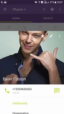 Phone + Contacts and Calls android App screenshot 2